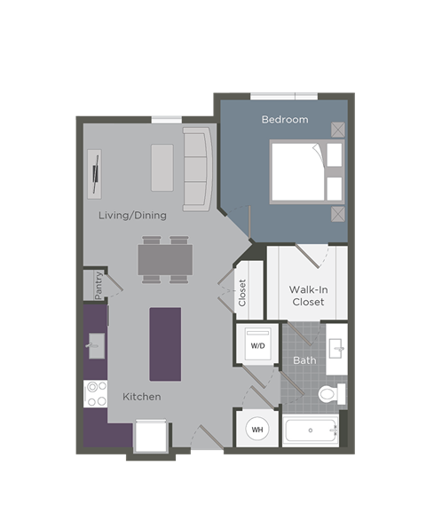 The Glenridge Floor Plan at Glenn Perimeter, Atlanta, Georgia